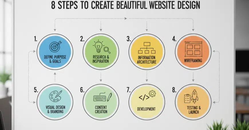 8 Steps to Create a Beautiful Website Design