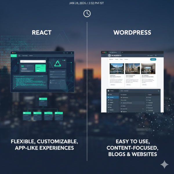 React vs WordPress