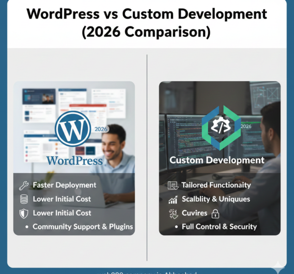 WordPress vs Custom Development