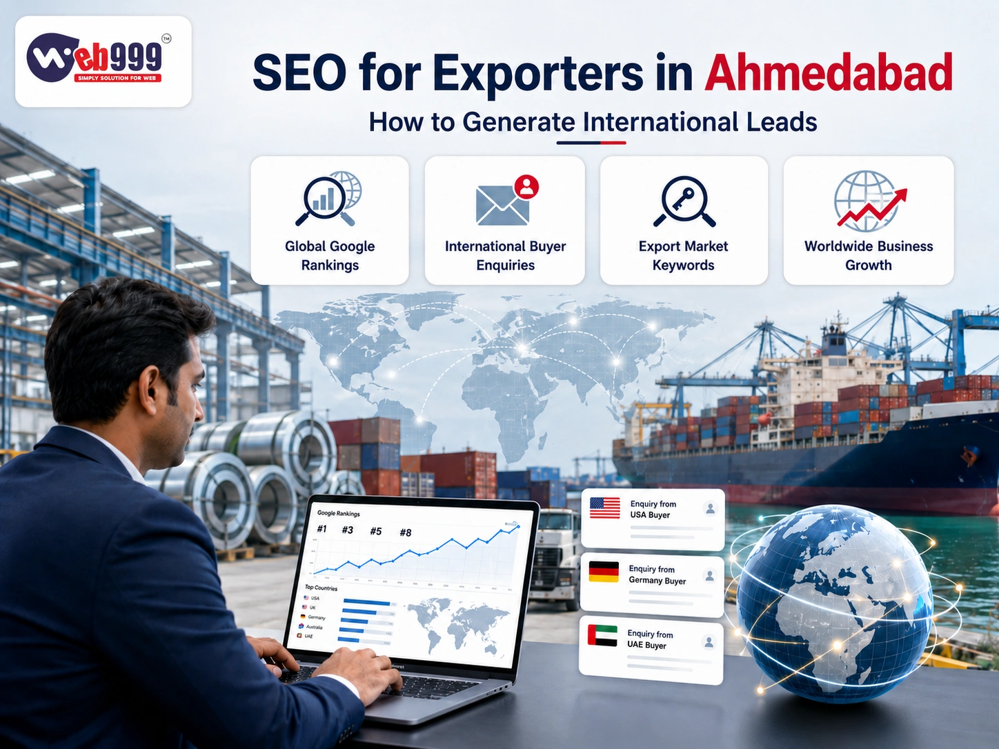 SEO for Exporters in Ahmedabad: How to Generate International Leads