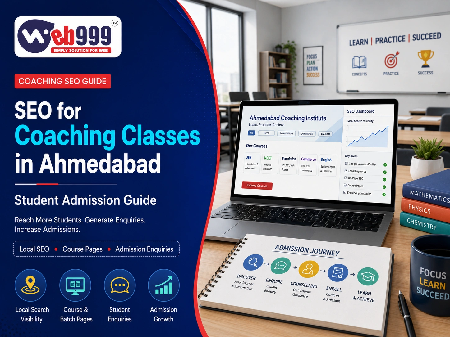 SEO for Coaching Classes in Ahmedabad: Student Admission Guide