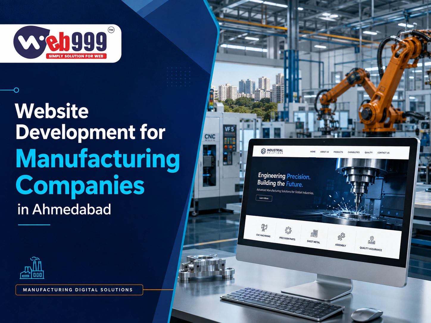 Website Development for Manufacturing Companies in Ahmedabad