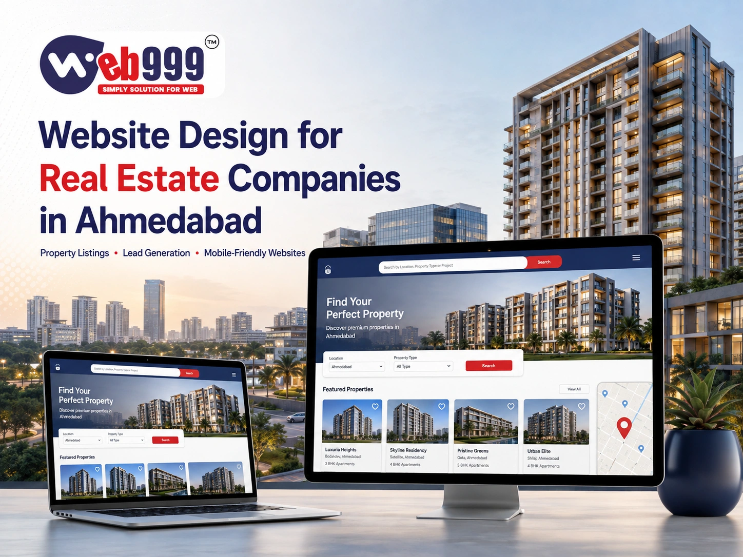Website Design for Real Estate Companies in Ahmedabad